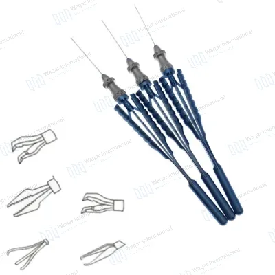 Arthroscopy Surgical Instrument Set 3-Piece Blue Handle