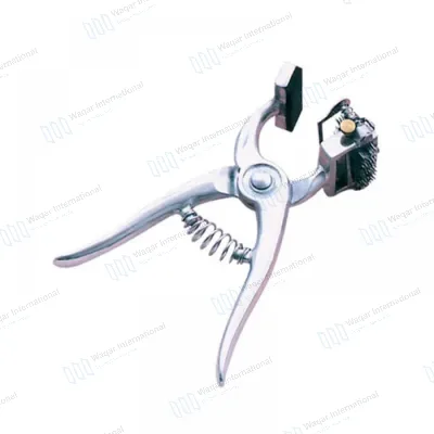 Veterinary Tattooing Pliers Livestock Ear Marking Tool