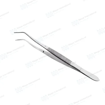 Dental Cotton Holding Tweezers Stainless Steel Clinical Instrument