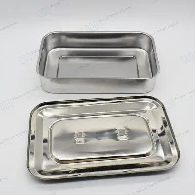 Stainless Steel Dental Set Sterilization Tray for Medical