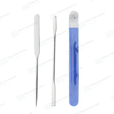 Stainless Steel Single Ended Beauty Mixing Spatula
