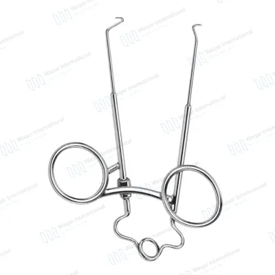 Spring Retractor Surgical Instrument for Precise Tissue Retraction Wound