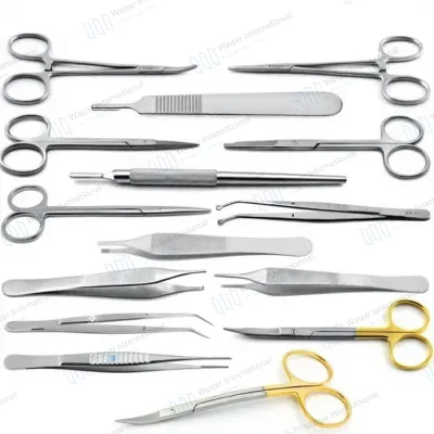 Complete 15 PC MINOR SURGERY Stainless Steel SUTURE
