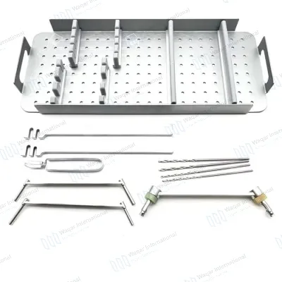 Small Fragment Instrument Set Stainless Steel Orthopedic Surgical
