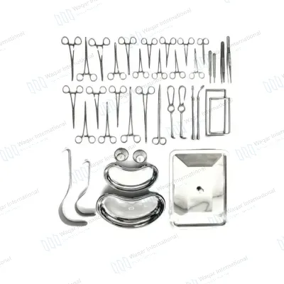 61 Piece Hernia Appendix Surgery Instrument Set