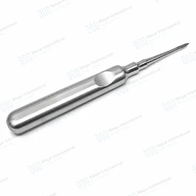 Heidbrink Root Tip Elevator H1 Straight Hollow Handle Dental