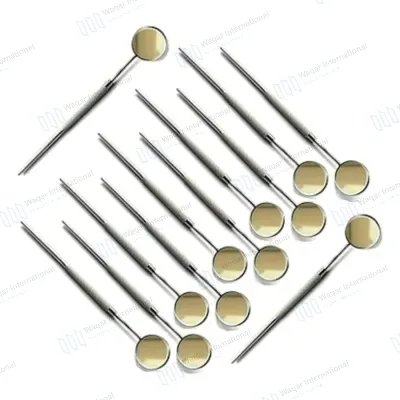 Pack of 12 PCS Dental Teeth Inspection Mirrors