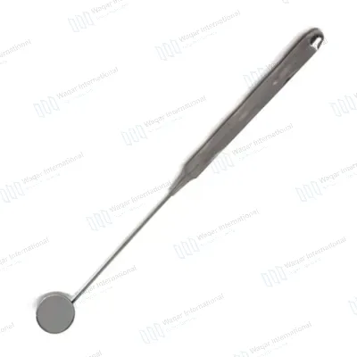 Hollow Handle Dental Mouth Inspection Mirror Stainless Steel Hygiene