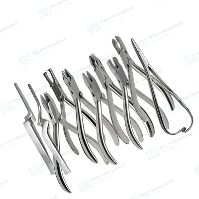 10 PCS Dental Orthodontic Pliers Set