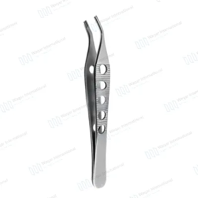 Adson Brown Tweezers Curved Surgical Forceps Stainless Steel Needle