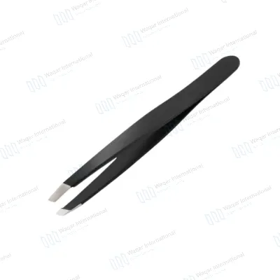 Stainless Steel Eyebrow Tweezer High Precision Rounded