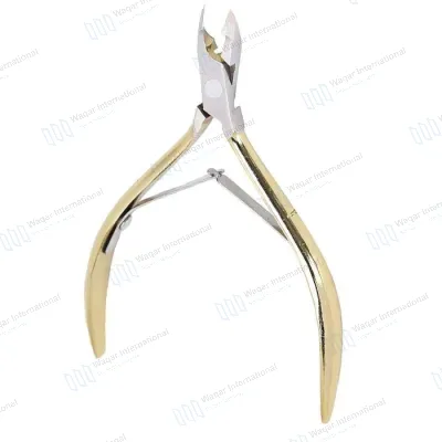 Stainless Steel Nail Cuticle Nipper 12.5mm Jaw Flat