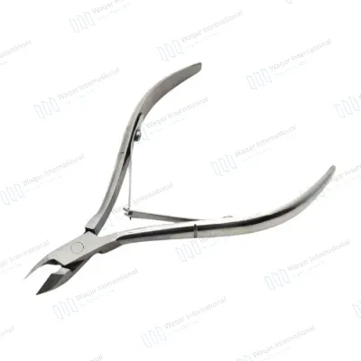 Stainless Steel Cuticle Nipper Straight Blade Sharp Tip
