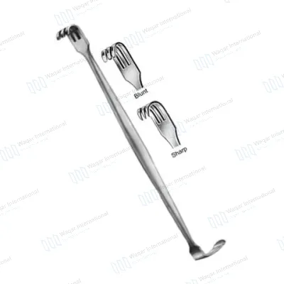Skin Hook Blunt Sharp Stainless Steel Surgical Retractor Dermatology