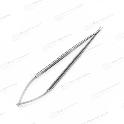 Curved Needle Holder with Lock Stainless Steel Surgical