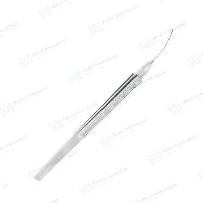 Curved 23 Gauge MICS Scissors Stainless Steel Ophthalmic
