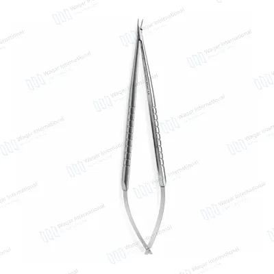 Curved Needle Holder Locking Stainless Steel Surgical Instrument