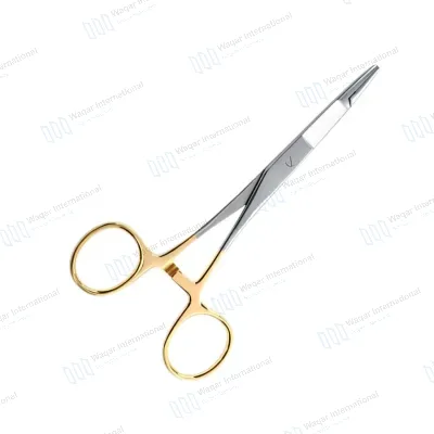 TC Olsen Hegar Needle Holder Scissors Tungsten Carbide