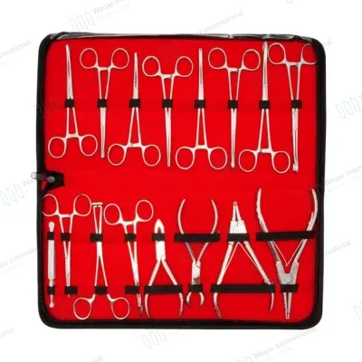 16 Pcs Septum Body Piercing Forceps