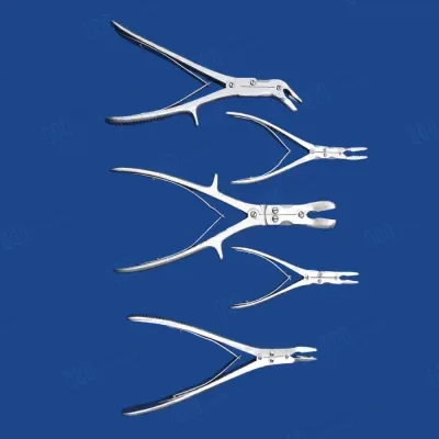 Complete Orthopedic Rongeurs & Gouges 5PCS Surgical Instrument Set