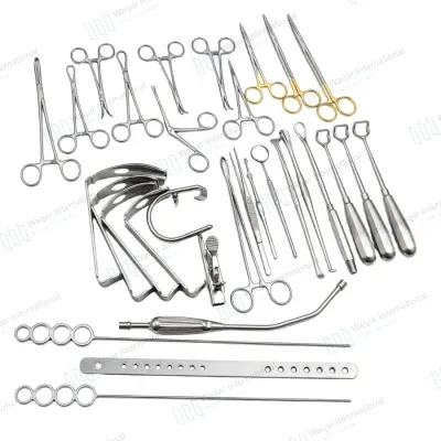 Tonsillectomy Surgical Instruments Set of 30 Pcs ENT Tonsil