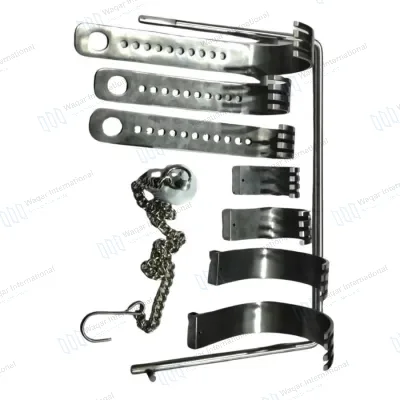 Charnley Initial Incision Retractor Set 9 Piece Orthopedic