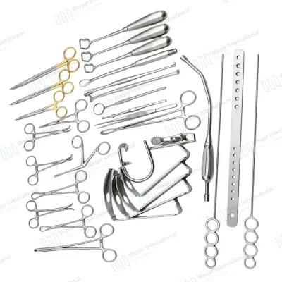 Complete Tonsillectomy Surgical Set 30PCS ENT Operating Kit