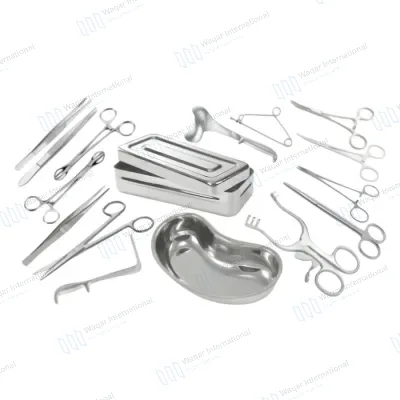 Abdominal Gynecological Set OB GYN Surgical Instrument Kit German