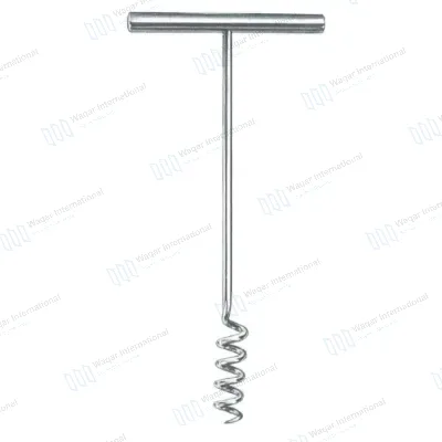 Stainless Steel Myoma Screw Gynecology Surgical Instrument