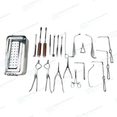 Stainless Maxillofacial Surgical Instrument Set Oral Craniofacial