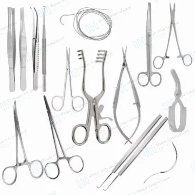 Advanced Cardiovascular Surgical Instrument Set for Open Heart Cardiac