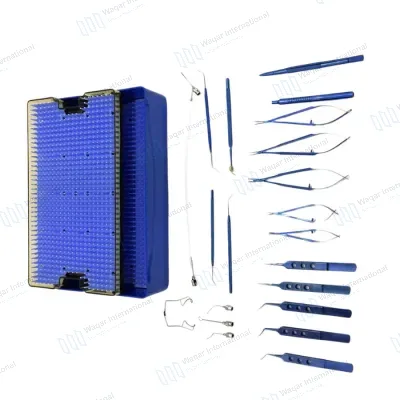 Titanium Ophthalmic Surgical Kit 21 Piece Cataract Surgery Instruments