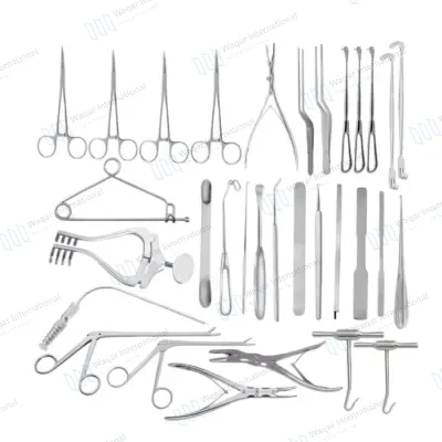 12Pcs Neurosurgery Set Cranial Brain Surgery