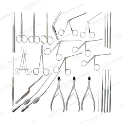 ENT Surgery Instrument Set 31Pcs Ear Nose Throat Surgical