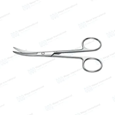 Enucleation Scissors Ophthalmic Surgical Instrument Curved Eye Surgery Scissors