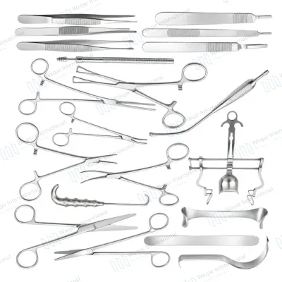 Hysterectomy Surgical Instrument Set Surgical Scissors Gynecology Operation