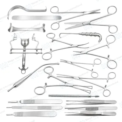 Uterine Surgery Instrument Set Hysterectomy Operation Tools for Gynecological