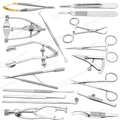 Ophthalmology Cataract Surgical Instrument Set Eye Operation Tools