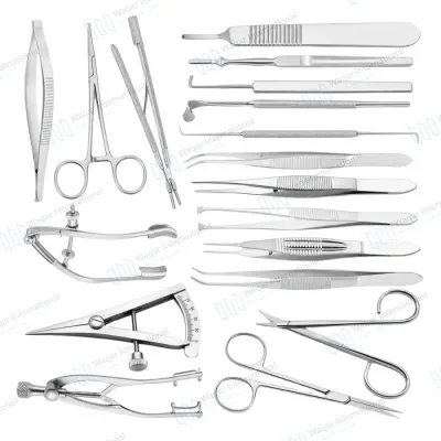 Basic Stainless Steel Ophthalmology Surgical Instrument Kit Surgical