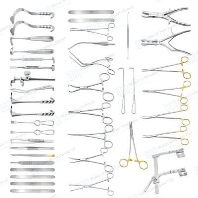 Stainless Thoracotomy Operation Instrument Set Forceps for Thoracic