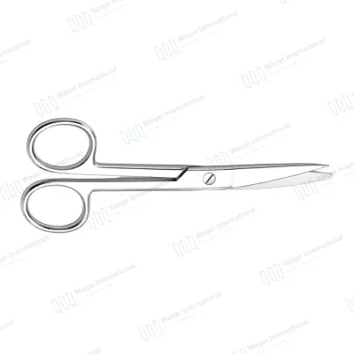 Curved Utility Scissors Medical Cutting Tool for Surgical Procedures