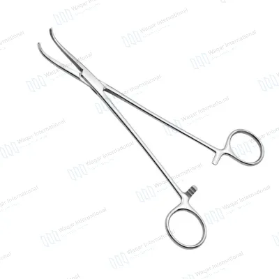 Angled Surgical Forceps for Hemostasis Stainless Steel Instrument