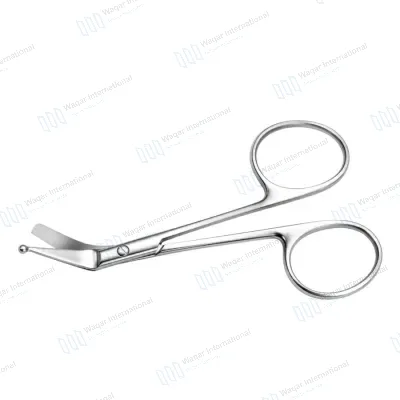 Ostomy Scissors Medical Surgical Tool Steel for Fine Stoma