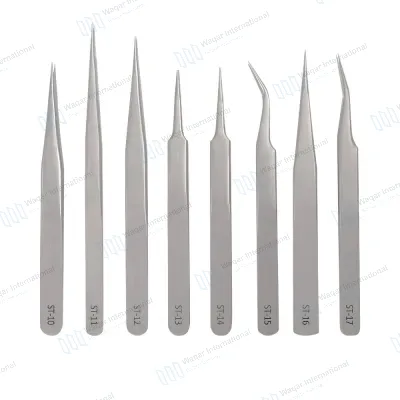 Beauty Eyelash Volume Tweezers Japanese 45 90 Degree Rose