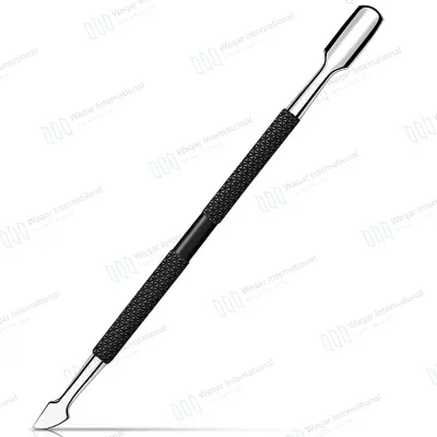Black Stainless Steel Manicure Nail Pusher Gel Polish Remover