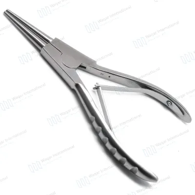 Curved Design Stainless Steel Long Nose Fishing Pliers