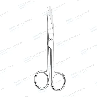 Curved Utility Scissors Surgical Instrument for ENT