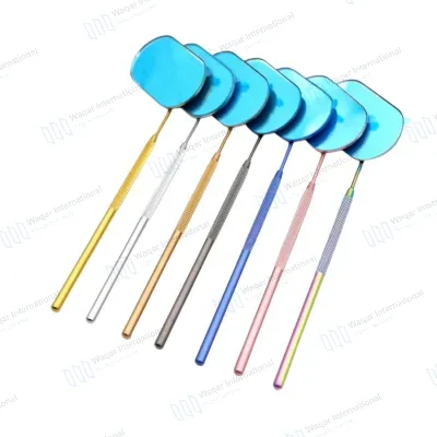 Design Eyelash Extension Mirror Mini Handheld Butterfly Shape