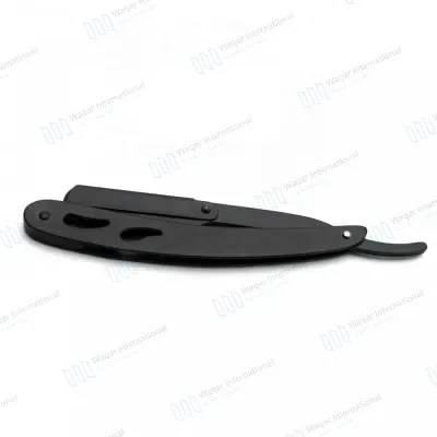 Logo Barber Straight Razor Stainless Steel Blade