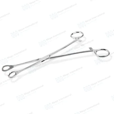 German Forester Sponge Holding Forceps Slotted Body Piercing